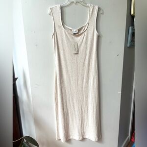 Universal Thread Cream Midi Dress